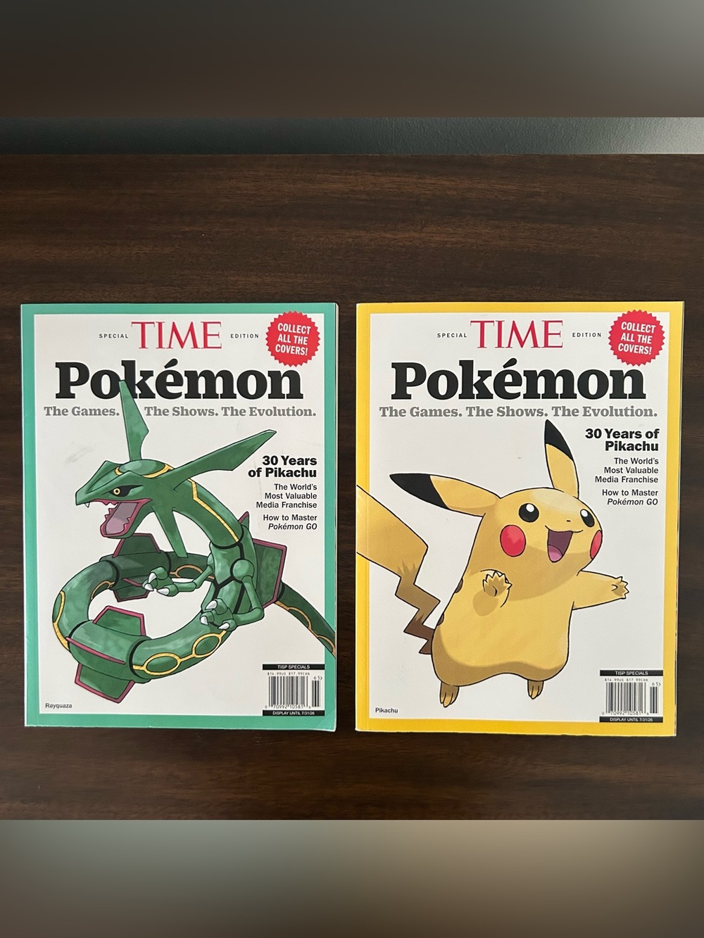TWO Time Special Edition Pokémon 30 Years of Pikachu Magazines Bundle Lot